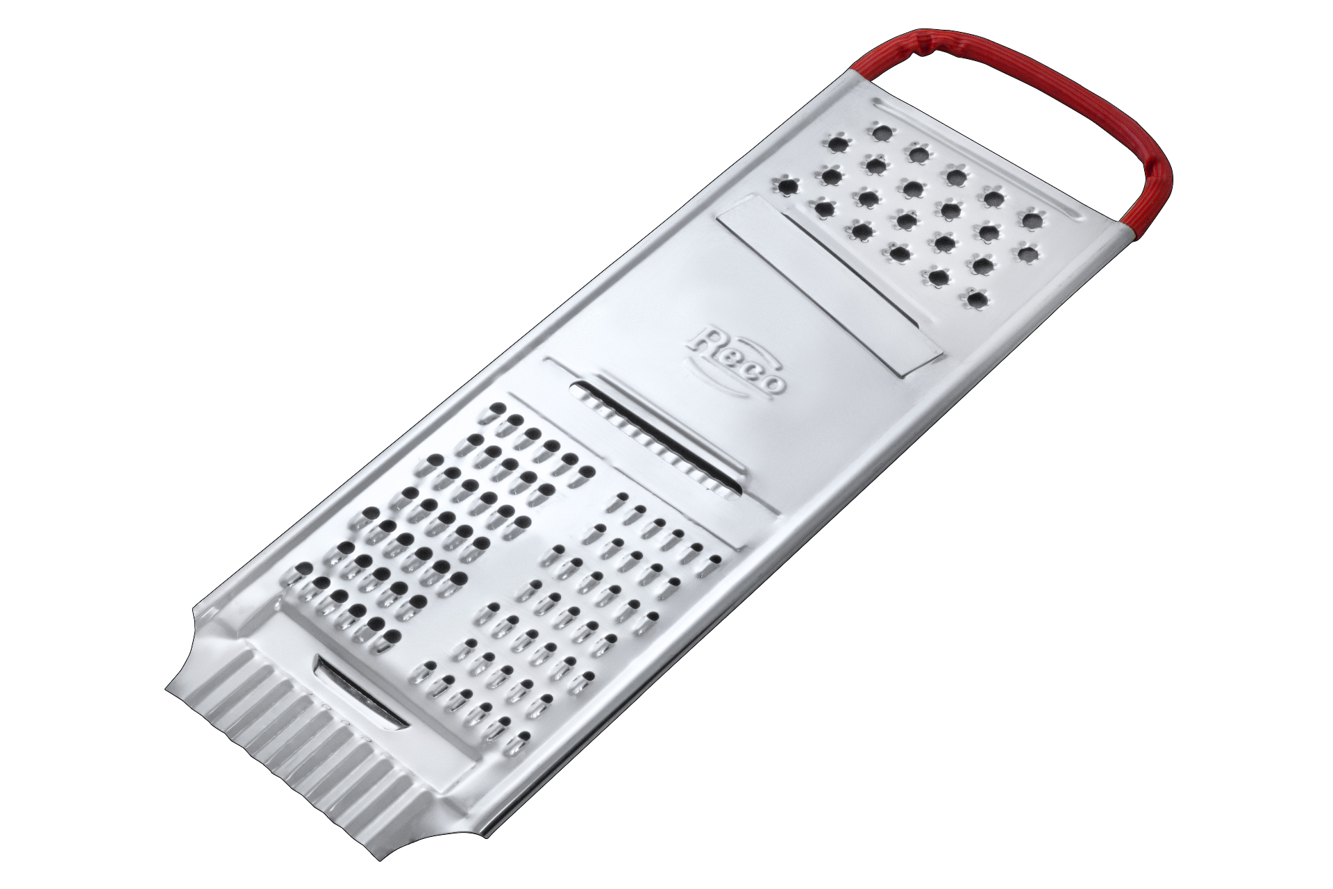 RECO Chipser Double Blade — flat SS chipser with twin blades and red handle