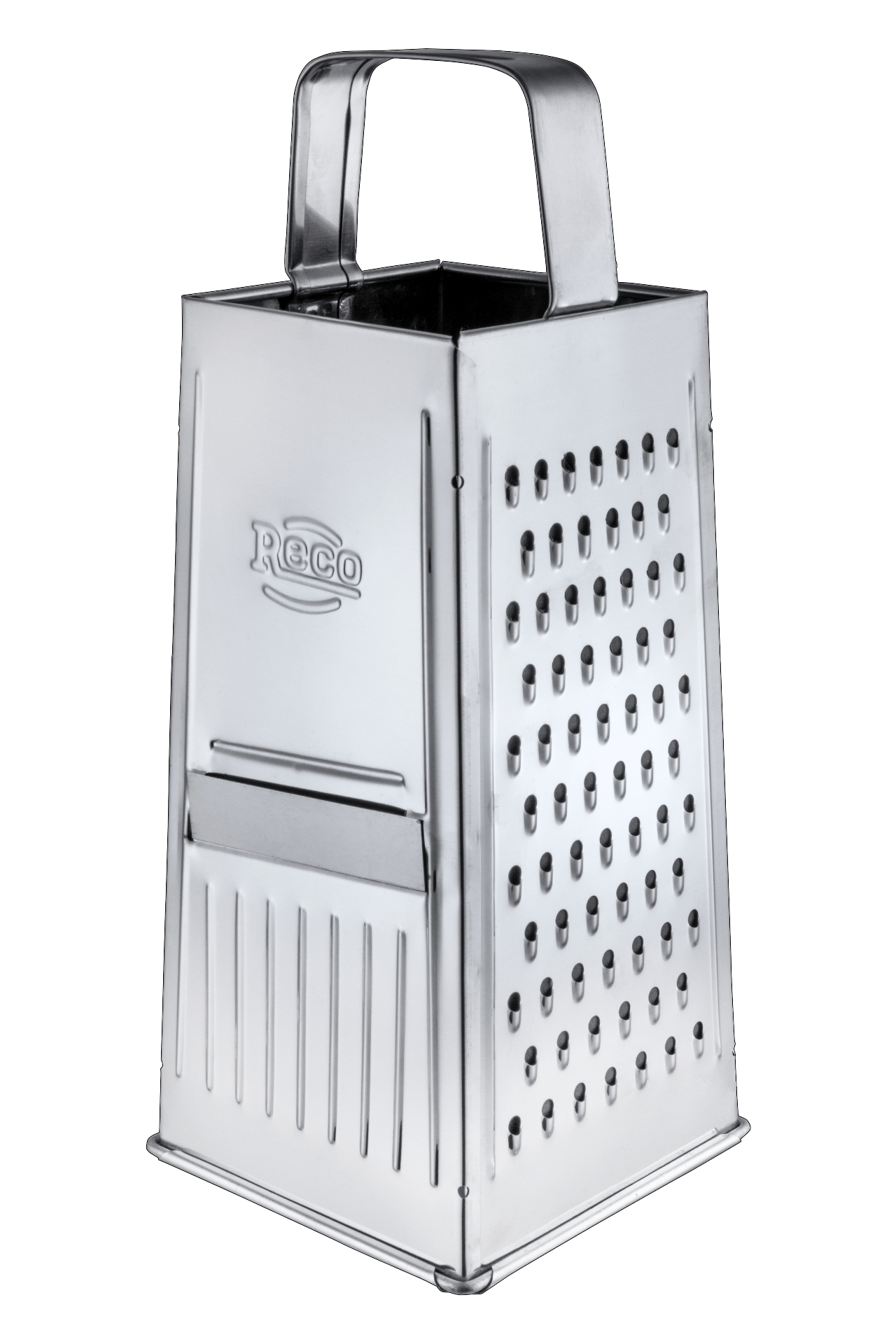 Toofan Jumbo Grater — front view with embossed Reco logo
